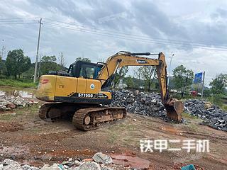 三一重工SY135C挖掘机实拍图片
