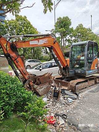 佛山斗山DX55-9C挖掘机实拍图片