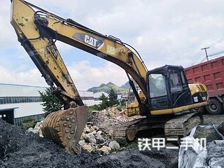 卡特彼勒320D液压挖掘机实拍图片