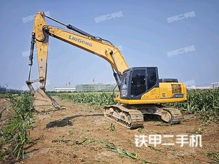 柳工CLG920E挖掘机实拍图片