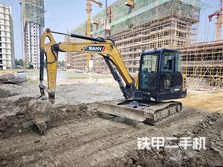 三一重工SY55C挖掘机实拍图片