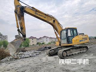山推SE210W挖掘机实拍图片