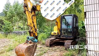 现代R80-7挖掘机实拍图片