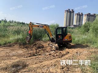 三一重工SY55C挖掘机实拍图片