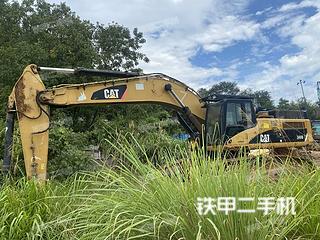 荆州卡特彼勒345D挖掘机实拍图片