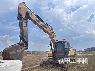 现代R215VS挖掘机实拍图片