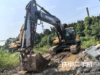 现代R245VS挖掘机实拍图片