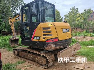 三一重工SY55C挖掘机实拍图片