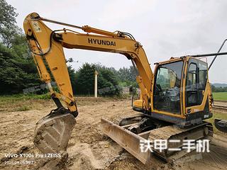 现代R80-9挖掘机实拍图片