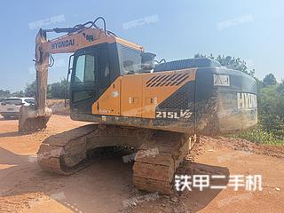 现代R215VS挖掘机实拍图片