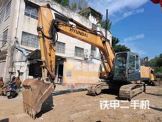 现代R215-7C挖掘机实拍图片