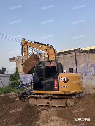 卡特彼勒307E2小型液压挖掘机实拍图片