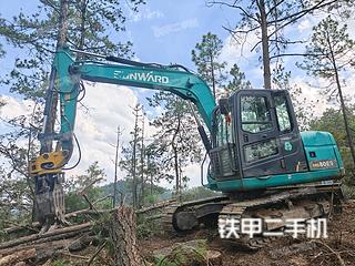 山河智能SWE80E9挖掘机实拍图片