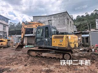 現代R150LC-7挖掘機实拍圖片