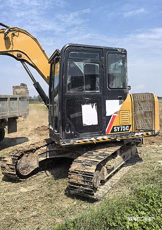 三一重工SY75挖掘機实拍圖片