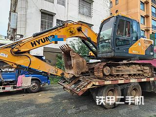 现代R110VS挖掘机实拍图片