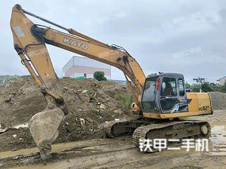 加藤HD820V挖掘机实拍图片