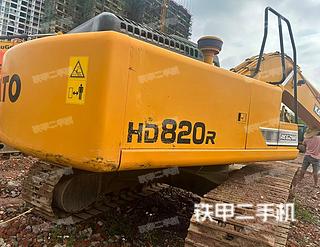 加藤HD820R挖掘机实拍图片