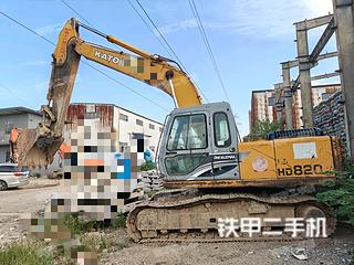 加藤HD820R挖掘机实拍图片