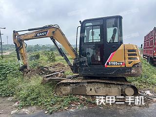 三一重工SY55C挖掘机实拍图片
