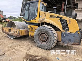 山推SR22M压路机实拍图片
