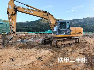 加藤HD820V挖掘机实拍图片