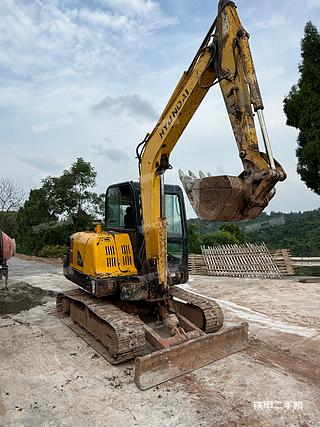 現代R60-7挖掘機实拍圖片