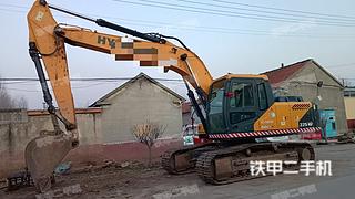现代R215VS挖掘机实拍图片