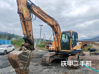 现代R150LC-9挖掘机实拍图片