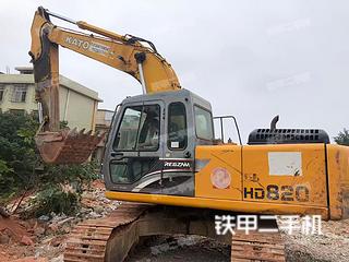 加藤HD820R挖掘机实拍图片