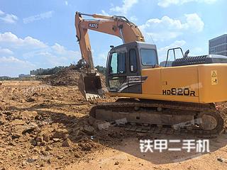加藤HD820R挖掘机实拍图片
