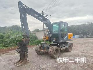 新源B75G4国四挖掘机实拍图片