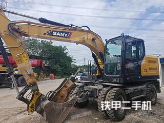 三一重工SY155W（国四）挖掘机实拍图片
