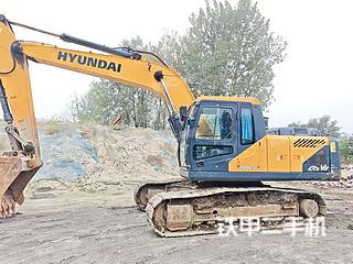 现代R215VS挖掘机实拍图片