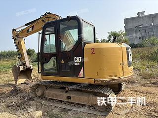 卡特彼勒307E2小型液压挖掘机实拍图片