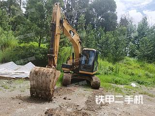 昆明卡特彼勒313D2小型液压挖掘机实拍图片