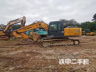 现代R225LC-7挖掘机实拍图片