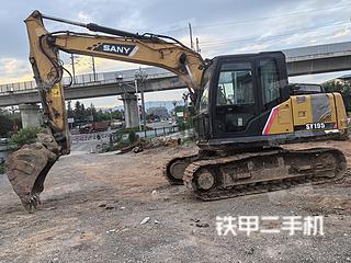 三一重工SY155C挖掘机实拍图片