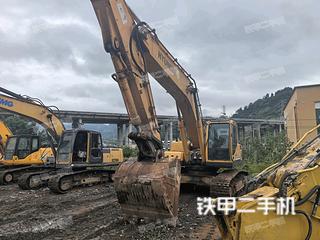 现代R350LC-9挖掘机实拍图片