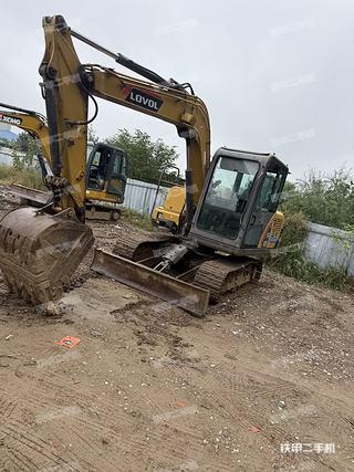 普陀雷沃重工FR80E挖掘机实拍图片