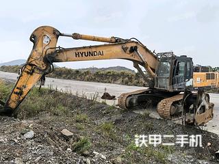 现代R455LC-7挖掘机实拍图片
