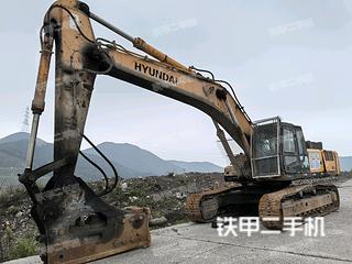 常州现代R455LC-7挖掘机实拍图片