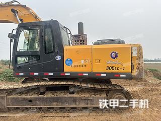 现代R305LC-7挖掘机实拍图片