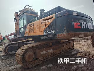 现代R520L-9VS挖掘机实拍图片