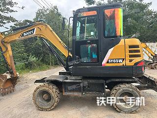 三一重工SY65W挖掘机实拍图片