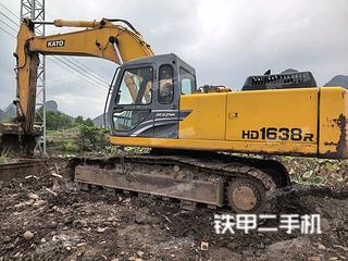 加藤HD1638R挖掘机实拍图片