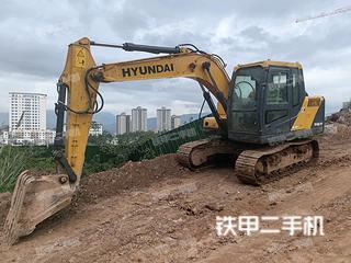 现代R110-7挖掘机实拍图片