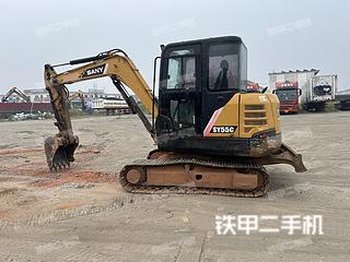 三一重工SY55C挖掘机实拍图片