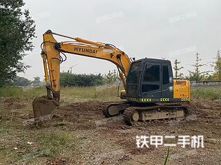 现代R110-7挖掘机实拍图片
