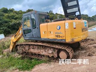 现代R225LC-7挖掘机实拍图片